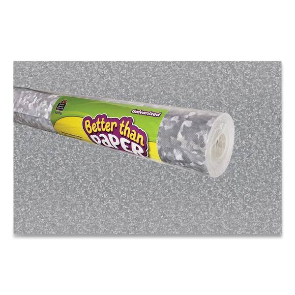 Teacher Created Resources Better Than Paper Bulletin Board Roll, 4 ft x 12 ft, Galvanized Metal TCR77351
